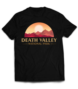 T Shirt Death Valley Death Valley National Park Sun Rise Set Mountains   by Market Trendz
