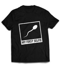 Load image into Gallery viewer, My First Selfie T-Shirt Funny Shirt with Tadpole   by Market Trendz