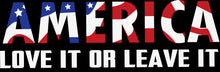 Load image into Gallery viewer, T Shirt America Love It American Love It Or Leave It Waving American Flag 2020 Politics Red White Blue   by Market Trendz