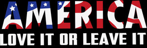 T Shirt America Love It American Love It Or Leave It Waving American Flag 2020 Politics Red White Blue   by Market Trendz