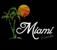 Load image into Gallery viewer, Miami Palm Tree T-Shirt Miami  Tshirt  Palm Trees Destination  by Market Trendz