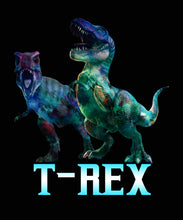 Load image into Gallery viewer, T-Rex T-Shirt Modern T-Rex Multi Color  by Market Trendz