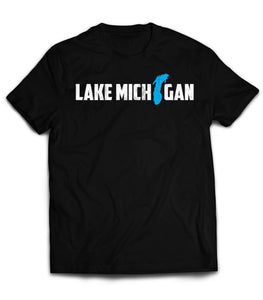 Lake Michigian T-Shirt Lake Michigian Map Water Unique T-Shirts for Your Unique Personality   by Market Trendz