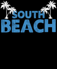 Load image into Gallery viewer, South Beach T-Shirt South Beach Palm Trees Beach   by Market Trendz