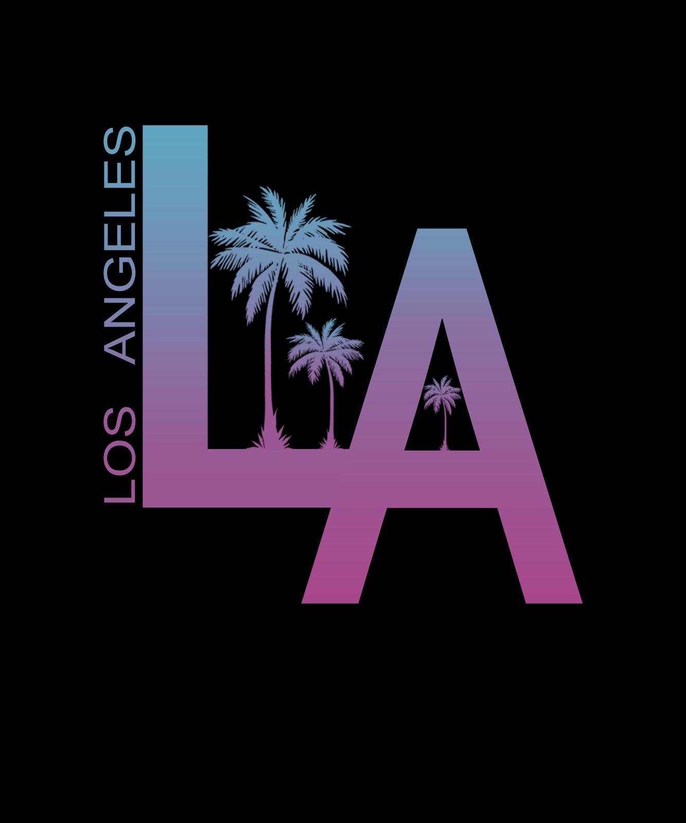 Los Angeles Shirt Los Angeles Tshirt LA Shirt Palm Trees 