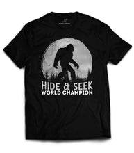 Load image into Gallery viewer, Market Trendz Bigfoot Hide and Seek Champion Bigfoot Shirt