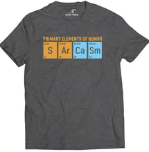 Load image into Gallery viewer, Sarcasm Science Shirt For Men Funny Tshirt Periodic Chemistry by Market Trendz