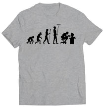 Load image into Gallery viewer, Market Trendz Evolution of Man t Shirts for Men | Monkey to Modern Man Funny t Shirts for Men