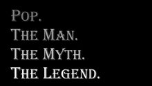 Load image into Gallery viewer, Pop The Man The Myth The Legend Tshirt Gifts For Grandpas Or Dad   by Market Trendz